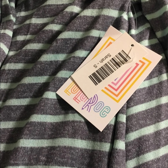 NWT Lularoe Striped Sarah Cardigan - Picture 3 of 8